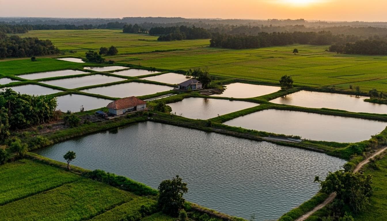 Aquaculture background